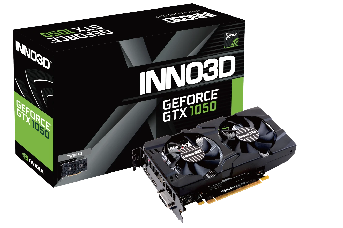 INNO3D GeForce GTX 1050 Ti X2 (N105T-1DDV-M5CM)